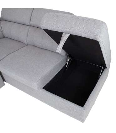 Nurgadiivanvoodi ODELIA-2 PN 263x227xH81/97cm, hall