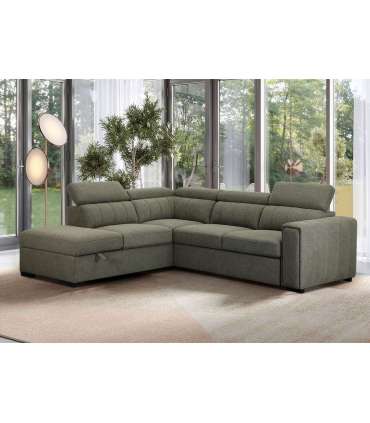 Nurgadiivanvoodi ODELIA-2 VN 263x227xH81/97cm, heleroheline