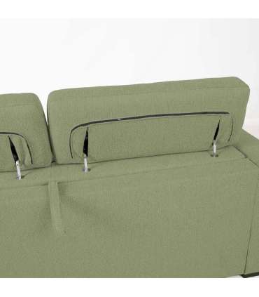 Diivanvoodi KINGSTON 3-kohaline 198x96xH76/94cm, heleroheline