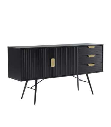 Kummut PIXAR 150x40xH80cm, must