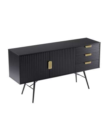 Kummut PIXAR 150x40xH80cm, must