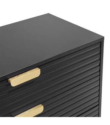 Kummut PIXAR 80x40xH90cm, must