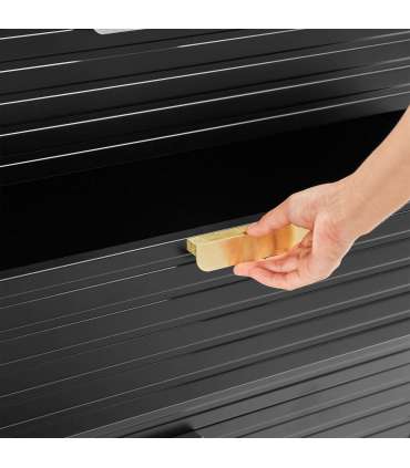 Kummut PIXAR 80x40xH90cm, must