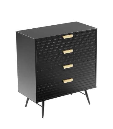 Kummut PIXAR 80x40xH90cm, must