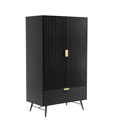 Riidekapp PIXAR 100x56xH175cm, must