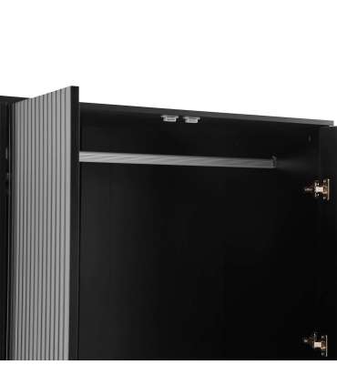 Riidekapp PIXAR 100x56xH175cm, must