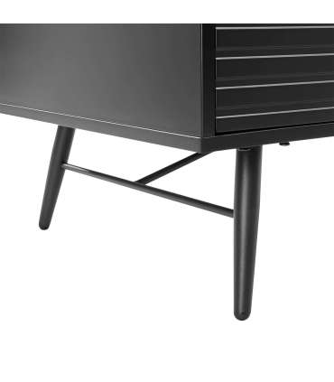 Riidekapp PIXAR 100x56xH175cm, must