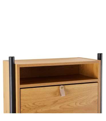 Jalatsikapp AALBORG 55,6x26xH91,5cm, tamm