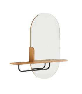 Peegel AALBORG riiuliga 92x15xH93cm, tam