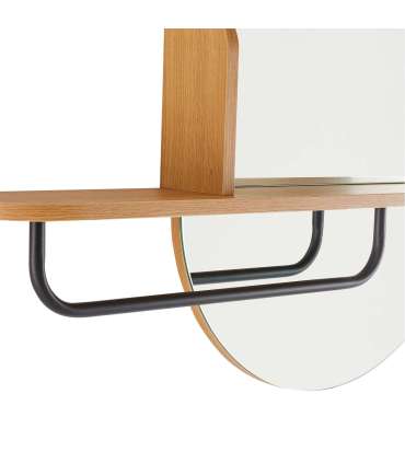 Peegel AALBORG riiuliga 92x15xH93cm, tam