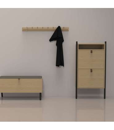 Seinanagi AALBORG 100x2,3xH8,3cm, tamm