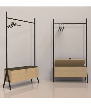 Esikunagi AALBORG pingiga 97x32xH180cm, tamm