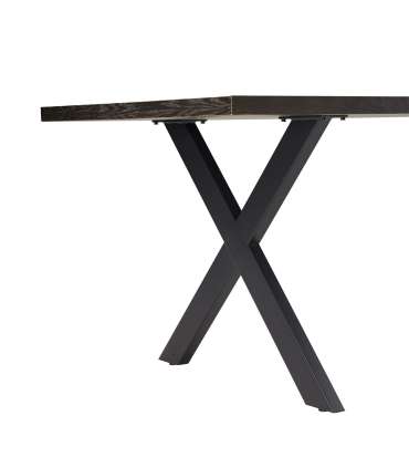 Söögilaud ROWAN 200x90xH75cm, kalasaba suitsutamm