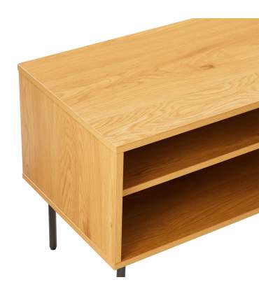 TV laud LINE 120x40xH50cm, tammedekooriga melamiin