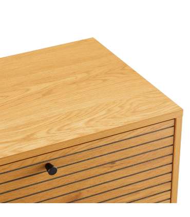 TV laud LINE 120x40xH50cm, tammedekooriga melamiin