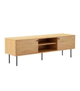 TV laud LINE 150x40xH50cm, tammedekooriga melamiin