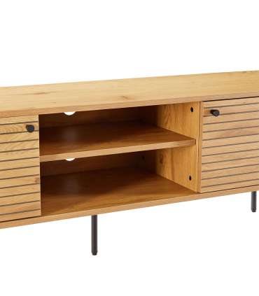 TV laud LINE 150x40xH50cm, tammedekooriga melamiin