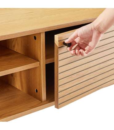 TV-laud LINE 150x40xH50cm, tammedekoorig