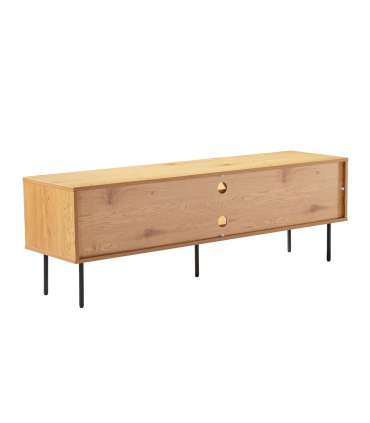 TV laud LINE 150x40xH50cm, tammedekooriga melamiin