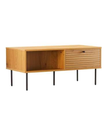 Diivanilaud LINE 100x50xH45cm, tammedekooriga melamiin