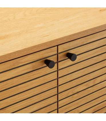 Kummut LINE 110x40xH74cm, tammedekooriga melamiin