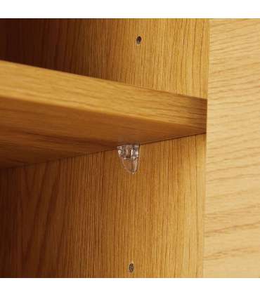 Kummut LINE 150x40xH74cm, tammedekooriga melamiin