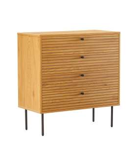 Kummut LINE 80x40xH85cm, tammedekooriga 