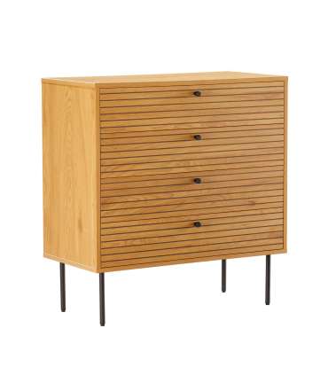 Kummut LINE 80x40xH85cm, tammedekooriga 