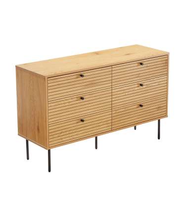 Kummut LINE 120x40xH75cm, tammedekooriga