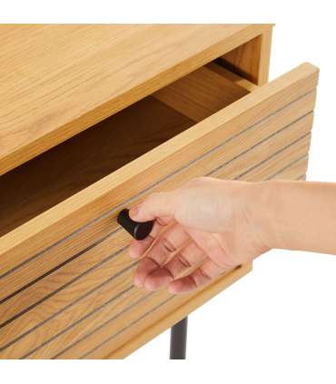 Kummut LINE 120x40xH75cm, tammedekooriga melamiin