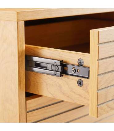 Öökapp LINE 2-sahtliga 50x40xH50cm, tammedekooriga melamiin