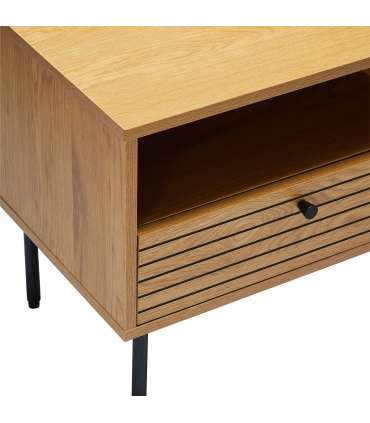 Öökapp LINE 50x40xH50cm, tammedekooriga melamiin