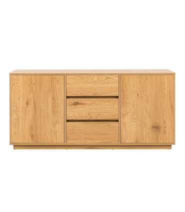 Kummut SACHA 160x40xH74cm, tammedekooriga melamiin