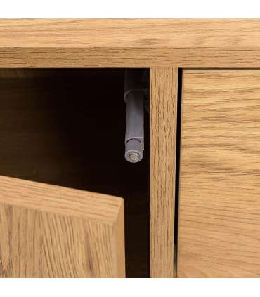 Kummut SACHA 160x40xH74cm, tammedekooriga melamiin