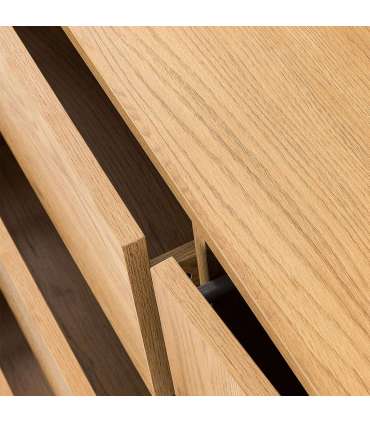 Kummut SACHA 160x40xH74cm, tammedekooriga melamiin