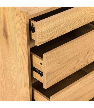 Kummut SACHA 50x40xH109cm, tammedekoorig