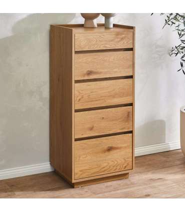 Kummut SACHA 50x40xH109cm, tammedekoorig