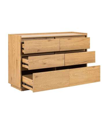 Kummut SACHA 120x40xH80cm, tammedekoorig