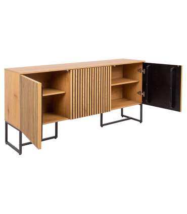 Kummut HAMPTON 160x40xH80cm, tammedekooriga melamiin