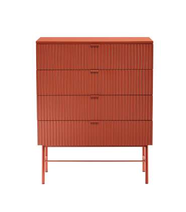 Kummut SEQUENCE 79x40xH100cm, sügispruun