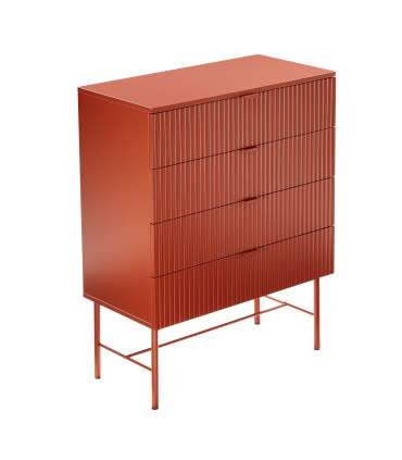 Kummut SEQUENCE 79x40xH100cm, sügispruun