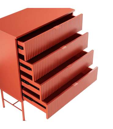 Kummut SEQUENCE 79x40xH100cm, sügispruun