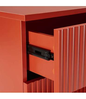 Kummut SEQUENCE 79x40xH100cm, sügispruun