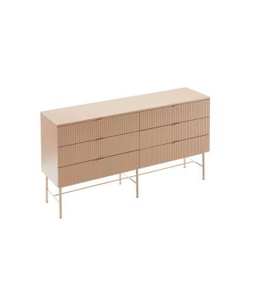 Kummut SEQUENCE 158x40xH83cm, cappuccino