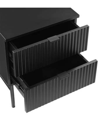 Öökapp SEQUENCE 2-sahtliga 45x40xH55cm, must