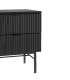 Öökapp SEQUENCE 2-sahtliga 45x40xH55cm, must