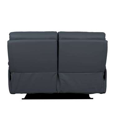 Diivan BOWEN 2-kohaline elektriline recliner 150x86xH102cm, tumehall naturaalne nahk