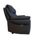 Diivan BOWEN 3-kohaline elektriline recliner 206x86xH102cm, tumehall naturaalne nahk
