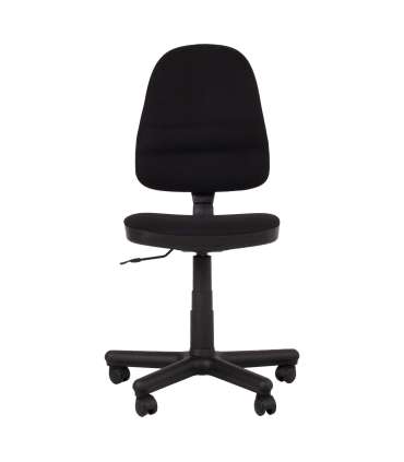 Töötool PRESTIGE, 46x44,5xH95,5-113,5cm, must, polüesterkangas, plastik