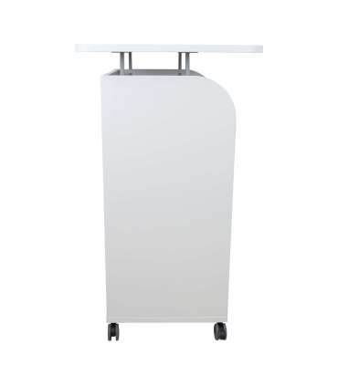 Mobiilne kapp ERGO 70x63xH113,5cm, hallikasvalge, mööbliplaat